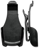 Samsung SPH-A580 Swivel Rotating Belt Clip Cell Phone Holster - Black Hard Plastic Holster Clip