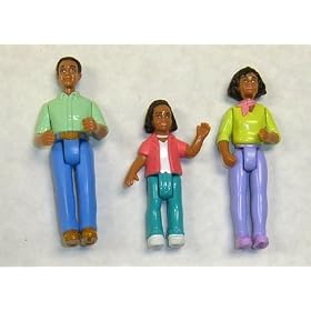 Sweet Streets Dollhouse African American Dolls (3) by Sweet Streets