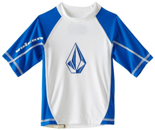 Volcom Boys 2-7 Colorblock Little Youth Short Sleeve, White, 2T