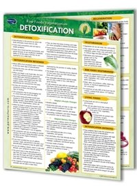 Detoxification: 4 Page Bi-Fold Laminated Reference Cards - Learn Tips, Tricks & Vegan & Vegetarian Recipes For Body Detox (Permacharts: Raw Foods Vegetarianism)