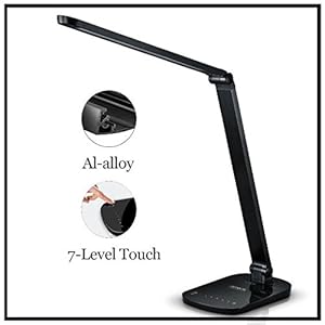 Guanya F118 LED Desk Lamps,table Lamps,fog Lamp Switches,dimmable Led,7-level Dimmer,touch-sensitive Control Panel by GUANYA
