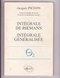 Int�grale de Riemann, int�grale g�n�ralis�e