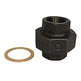 JFE継手 黒ねじ込みユニオン(パッキン付) 25A (5個入り)