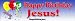 Happy Birthday Jesus - Christmas Bumper Stickers (Medium 10x2.8 in.)