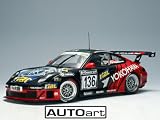 Review AutoArt PORSCHE / Diecast Model Porsche 911 (996) GT3 RSR Yokohama (2005) in Black and Red (1:18 scale)