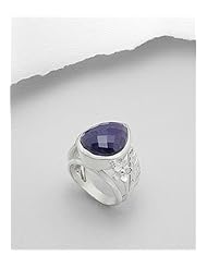 Amethyst Ring In 92.5 Sterling Silver