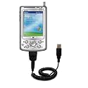Gespultes Hot Sync und USB Daten Kabel Ladeger&auml;t mit TipExchange f&uuml;r Asus MyPal A716 - von Gomadic