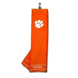NCAA Clemson University Embroidered Team Golf Towel