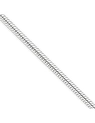 3mm, Sterling Silver, Round Snake Chain, 18 inch