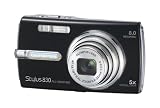 Olympus Stylus 830 8MP Digital Camera with Dual Image Stabilized 5x Optical Zoom (Black)