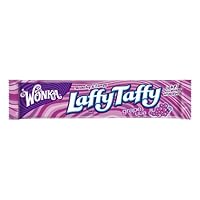 Wonka Stretchy and Tangy Laffy Taffy, Grape Uva, 1.5-Ounce Packets (Pack of 36)
