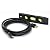 VideoSecu Tilt TV Wall Mount for Most 32"-65" LCD LED Plasma TV Flat Screen, Sturdy Steel Wall Plate Free HDMI Cable and 6" Bubble Level M43 from Videosecu