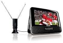 Philips PVD700/37 Portable 7-Inch LCD TV, Black