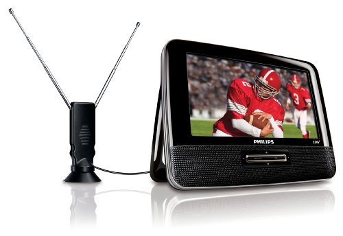 Philips PVD700/37 Portable 7-Inch LCD TV, Black
