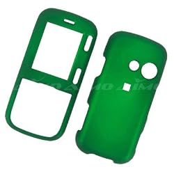 LG Rumor 2 II LX265 (NOT Rumor 1) / VN250 Cosmos Rubberized Snap-on Protector Hard Case Cover Green