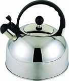 Sabichi Sabichi traditional whistling kettle stainless steel 2.5L capacity tapered shaped pan suitable for gas & electric hobs (Sabichi)  from Sabichi