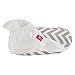 goumiboots - smart, stay on baby booties - 1 pack (S/M chevron stone)