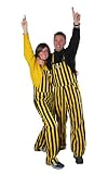 Yellow/Black Game Bibs Overalls