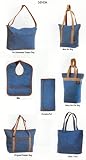 Baby Tote - Blue Toile