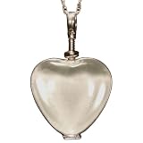 Sterling Silver & Glass Locket - Transparent Window Memory Necklace - 1