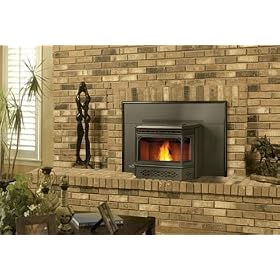 Napoleon NPI45 Painted Black Pellet Fireplace Insert
