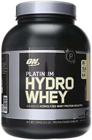 Optimum Nutrition Platinum Hydrowhey, Velocity Vanilla, 3.5 Pounds x Multipack of 4