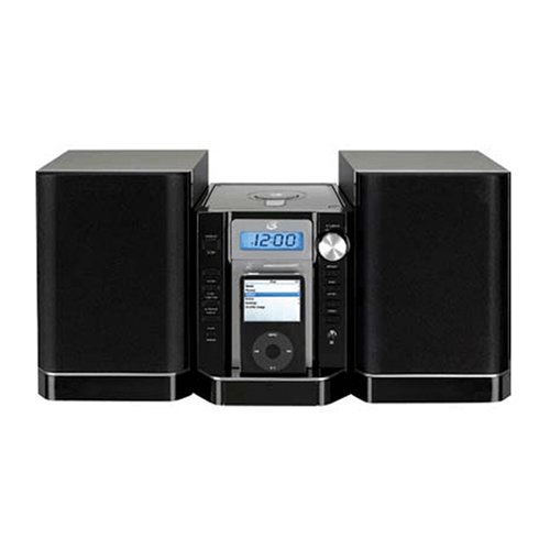 iLive Home Music System with iPod Dock (Black)