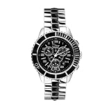 Christian Dior Christal Chronograph Ladies Stainless Steel Black Sapphire Watch CD114317M001 by Christian Dior