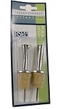 Rsvp Stainless Steel Olive Oil, Salad Dressing, Vinegar or Syrup Pouring Cork Cap Pair