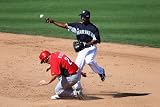 Peoria, AZ - March 06: Cincinnati Reds v Seattle Mariners - Ichiro Suzuki Photographic Poster Print by Christian Petersen, 12x18