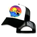 Dinosaur Sunset Kids Toddler Mesh Trucker Hat Cap