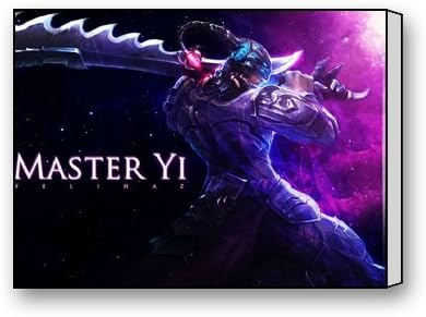 Funnyone Custom Modern Wall Art Decoration for Home Master Yi League Of Legends Canvas Prints