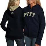 NCAA Pittsburgh Panthers Ladies Navy Blue Game Day Full Zip Hoody Sweatshirt
