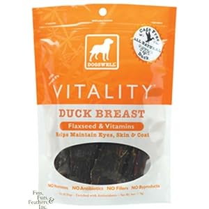 Dogswell Vitality Duck Breast Dog Treats with Flaxseed & Vitamins (15 oz.)