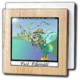 Review 3dRose LLC  / Fly Fishing - 6 Inch Tile Napkin Holder