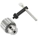 Llambrich CY Plain Bearing Medium Duty Threaded Mount CK4 Keyed Drill Chuck, 3/8"-24 Mount, 1-1/4" Chuck Diameter, 1/64"-1/4" Capacity