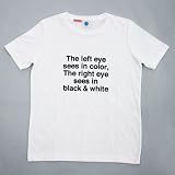 NORMAL 2010 T-Shirts "左目がカラー右目がモノクロ"