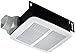 NuTone 8832WH Ceiling Wall Fan, White Polymeric Grille