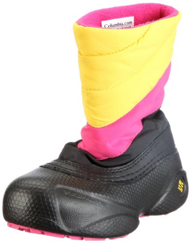Columbia Sportswear BC2052 Powder Down Winter Boot (Toddler/Little Kid/Big Kid),Black/Sulphur,10 M US Toddler