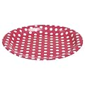 Shabby Pappteller Papp Teller Picknick Punkte Rot WK43