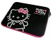 Auth Sanrio Hello Kitty Laptop Notebook Bag 14 Black