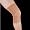 Spiral Stay Compression Support Knee Brace With 4-Way Stretch X-Small Beige