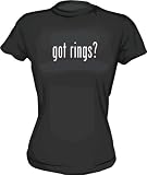 got rings? Women's Tee Shirt Small-Light Blue Babydoll (petite fit)