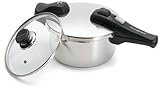 IMAGE OF Chef's Design 4.8-Quart Stainless-Steel Pressure Cooker