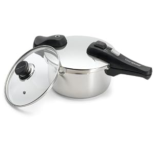 Chef\’s Design 4.8-Quart Stainless-Steel Pressure Cooker