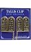 Ten Commandments Gold Plated Tallit Prayer Shawls Clips