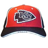 NFL KANSAS CITY CHIEFS RED BLACK REEBOK NEW CAP HAT ADJ