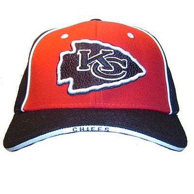 NFL KANSAS CITY CHIEFS RED BLACK REEBOK NEW CAP HAT ADJ