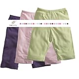 Baby Soy Janey Baby Pack-of-3 Organic Pant Set for Girls