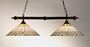 Meyda Tiffany 18856 40"L Jadestone Fishscale 2 Lt Island